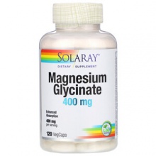 Solaray Magnesium Glycinate 400  120 