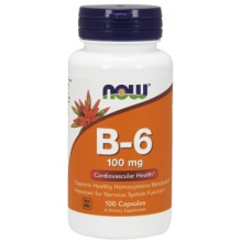 Витамины NOW B6 100 mg 100 капсул