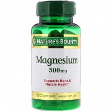 Витамины Nature's Bounty Magnesium 500 мг 100 таблеток