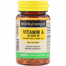 Витамин Mason Natural Vitamin A 100 капсул