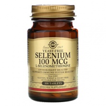 Витамины Solgar Selenium 100 мкг 100 таблеток