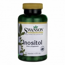 Витамины Swanson Inositol 650 мг 100 капсул