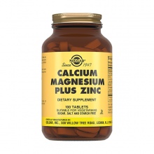 Витамины Solgar Calcium Magnesium plus Zinc 100 таблеток