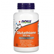 Специальный препарат NOW Glutathione 500мг 60 капсул