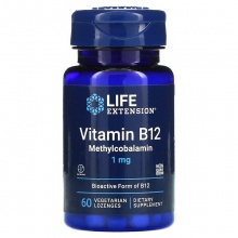 Витамины Life Extension Витамин B-12 1000 мкг 60 капсул